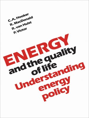 cover image of Energy and the Quality of Life